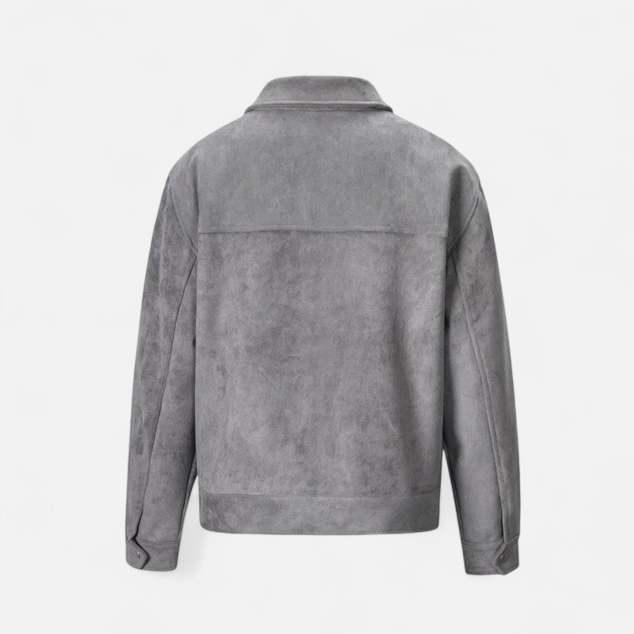 Men’s Loose-Fit Suede Jacket