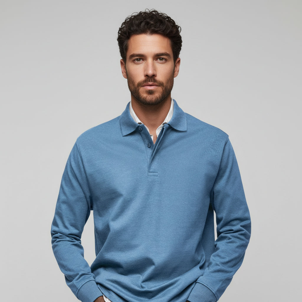 MARCONELLI | Luxe Polo longsleeve