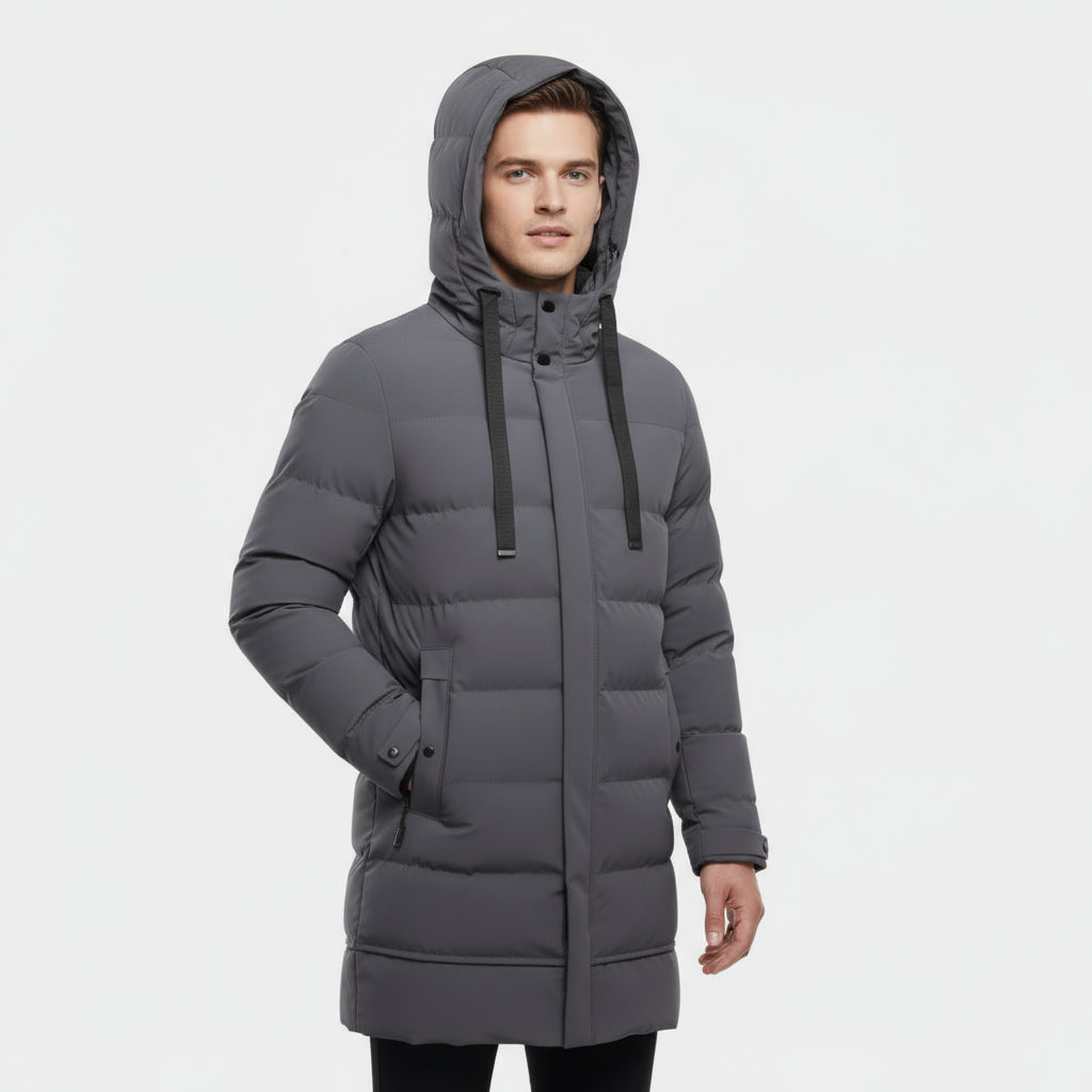 Men’s Long Puffer Coat - Winter Parka