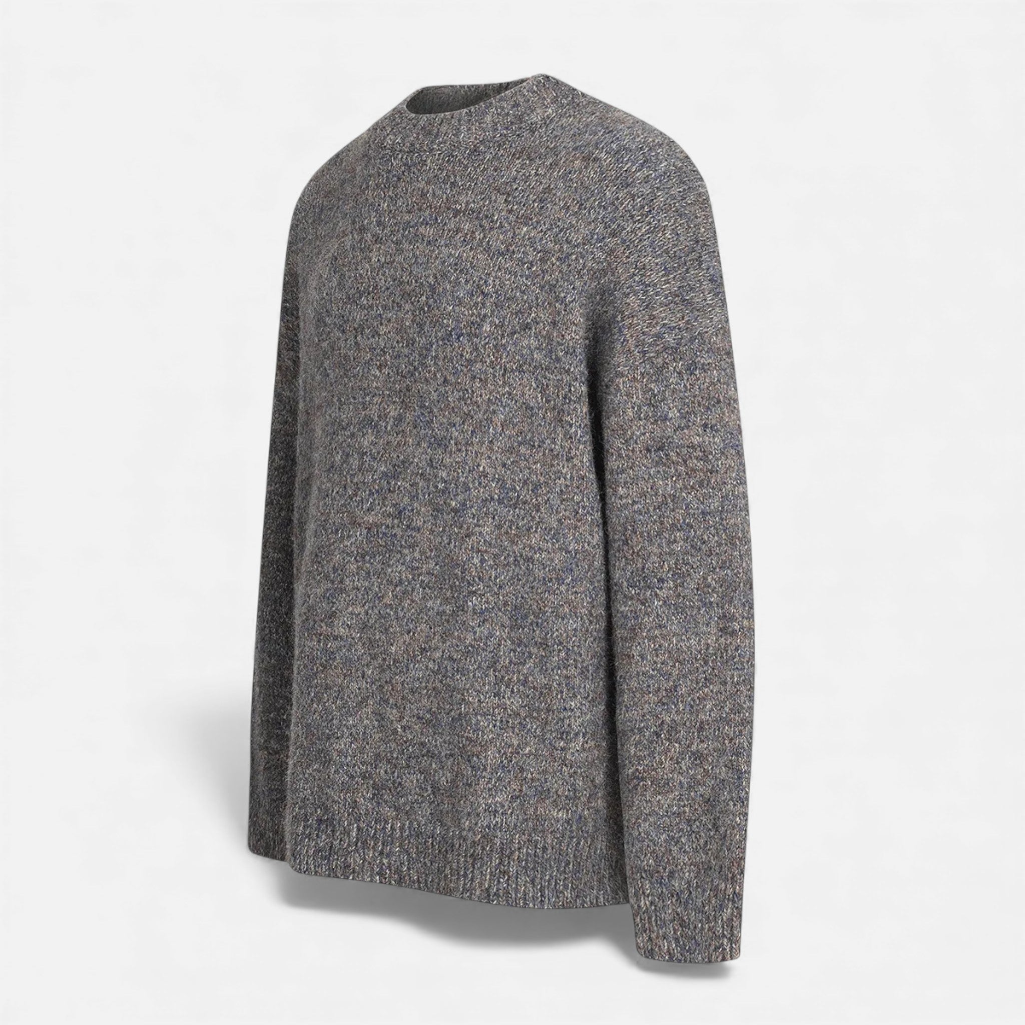 Men’s Wool-Effect Crew Neck Sweater