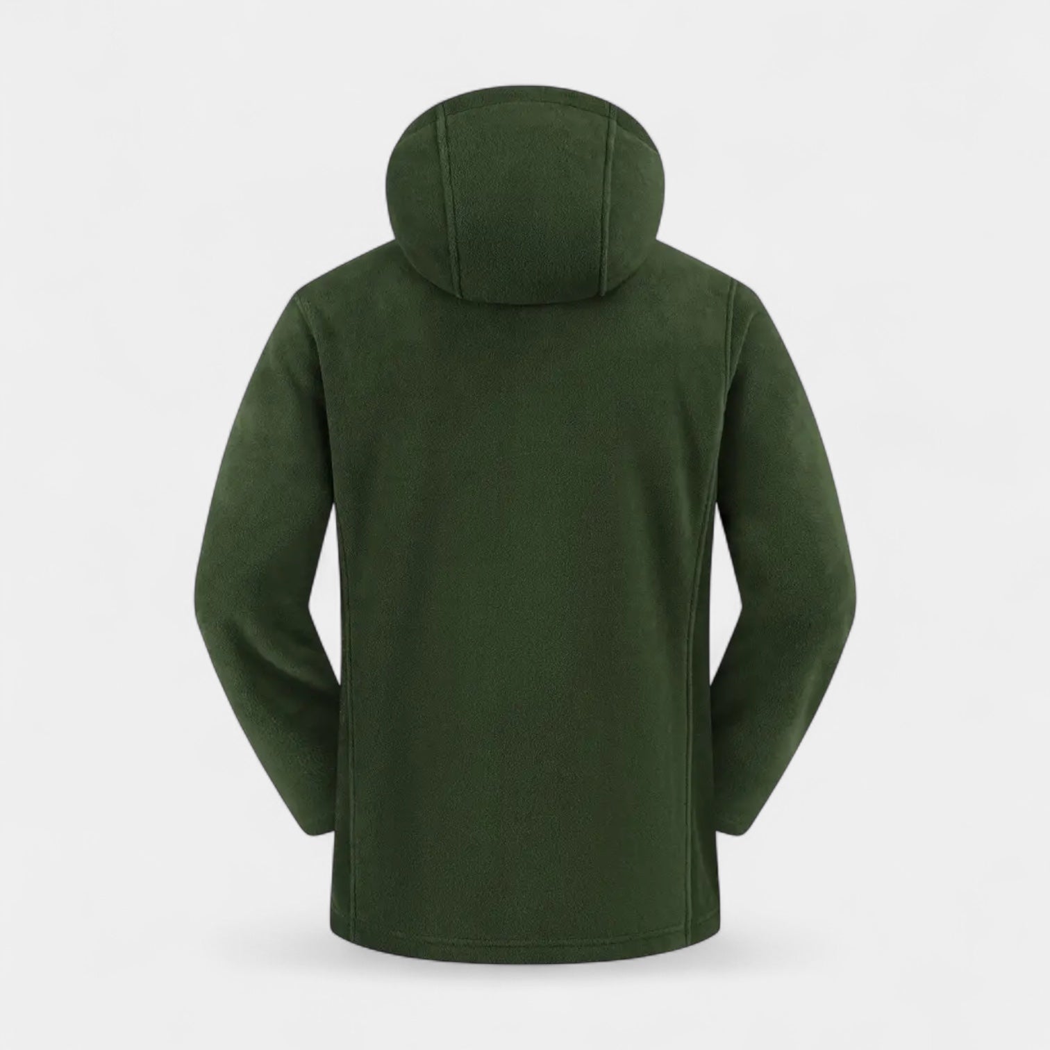 Men's Windproof Fleece Zip-Up Hoodie