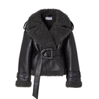 Elvira | Belted Shearling Coat