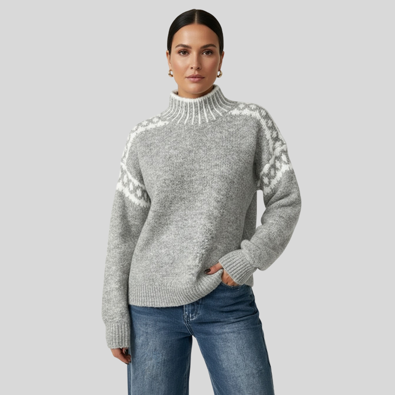 Belle Hiver Grey Sweater