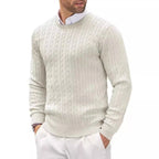 Valerio Luxe Cable Knit Sweater