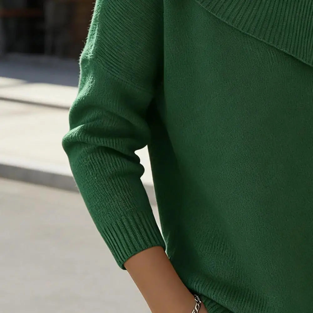 Knitting Tops Large Lapel Long Sleeve