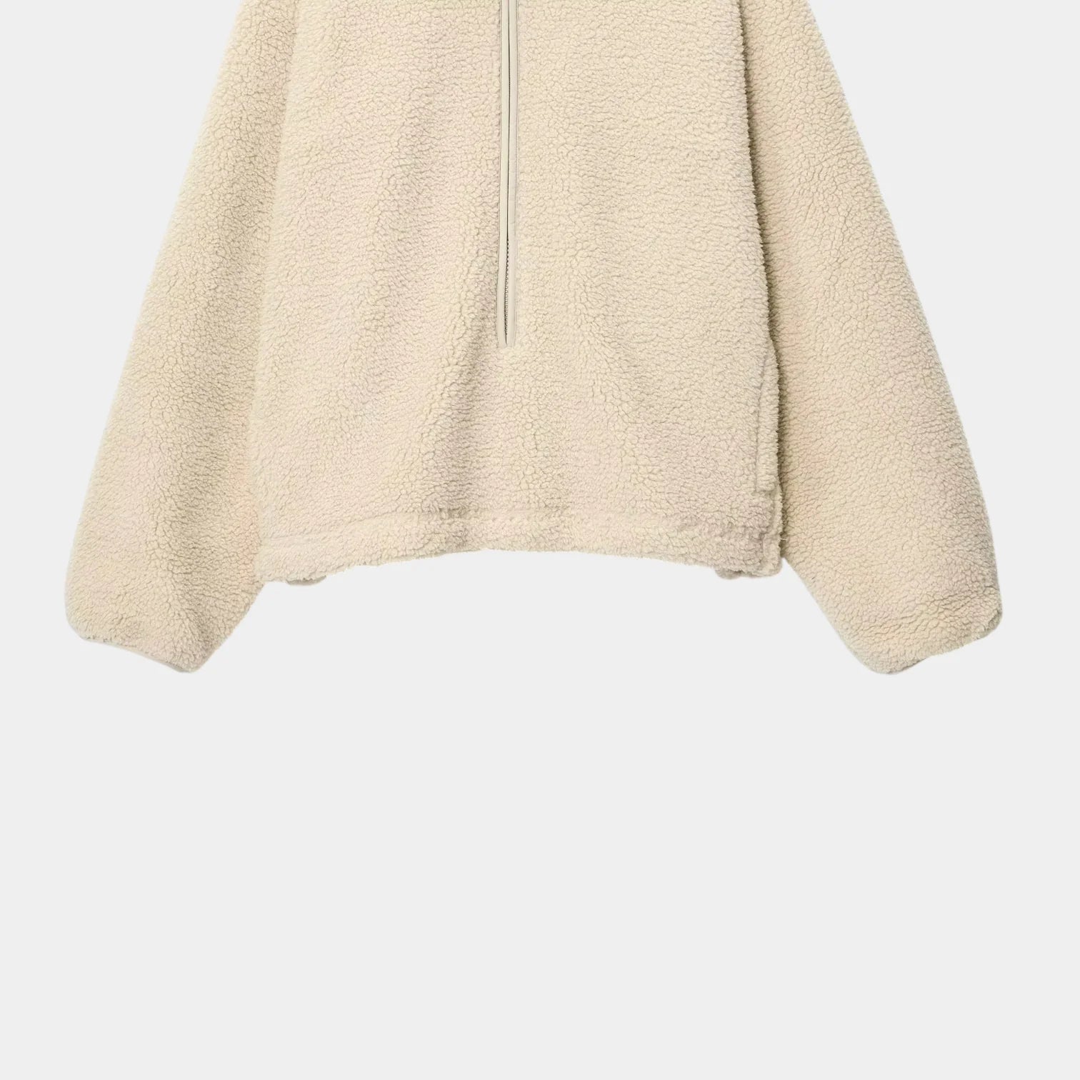 Women’s Sherpa Fleece Sweatshirt - Half-Zip Pullover