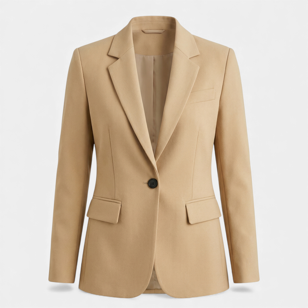 Tailored Single Button Blazer