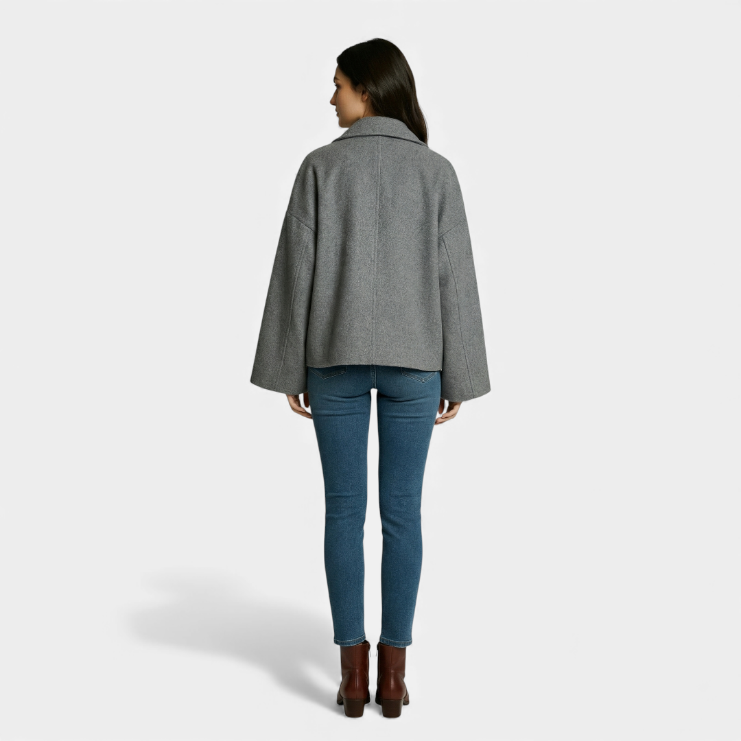 pea coat – double breasted front