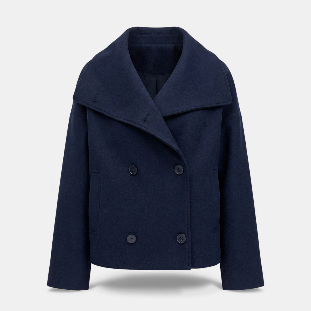 pea coat – double breasted front