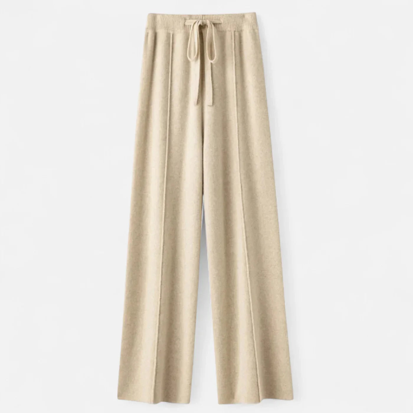 Women’s Wide-Leg Knit Wool Pants