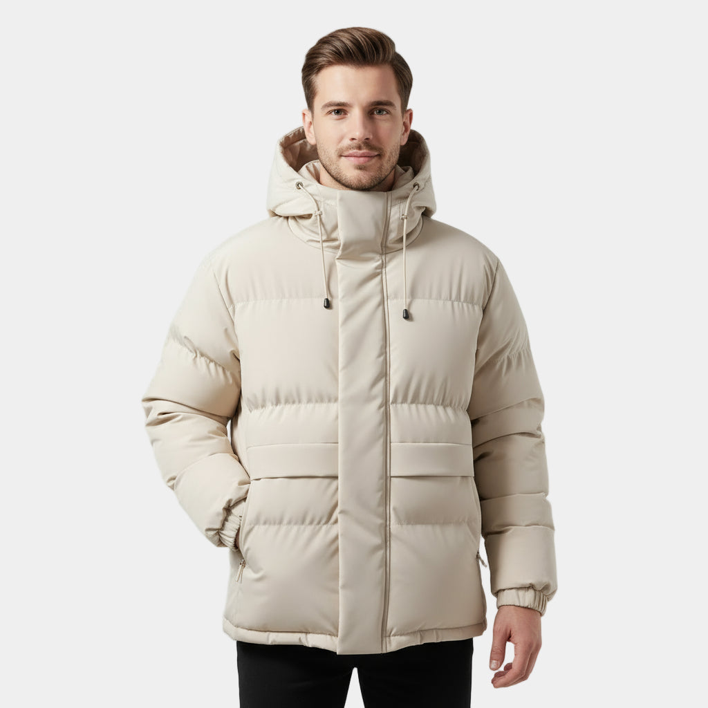 Men’s Performance Puffer Jacket - Waterproof Winter Coat