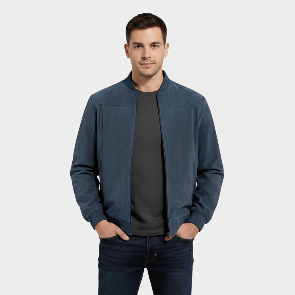 Men’s Faux Bomber Jacket
