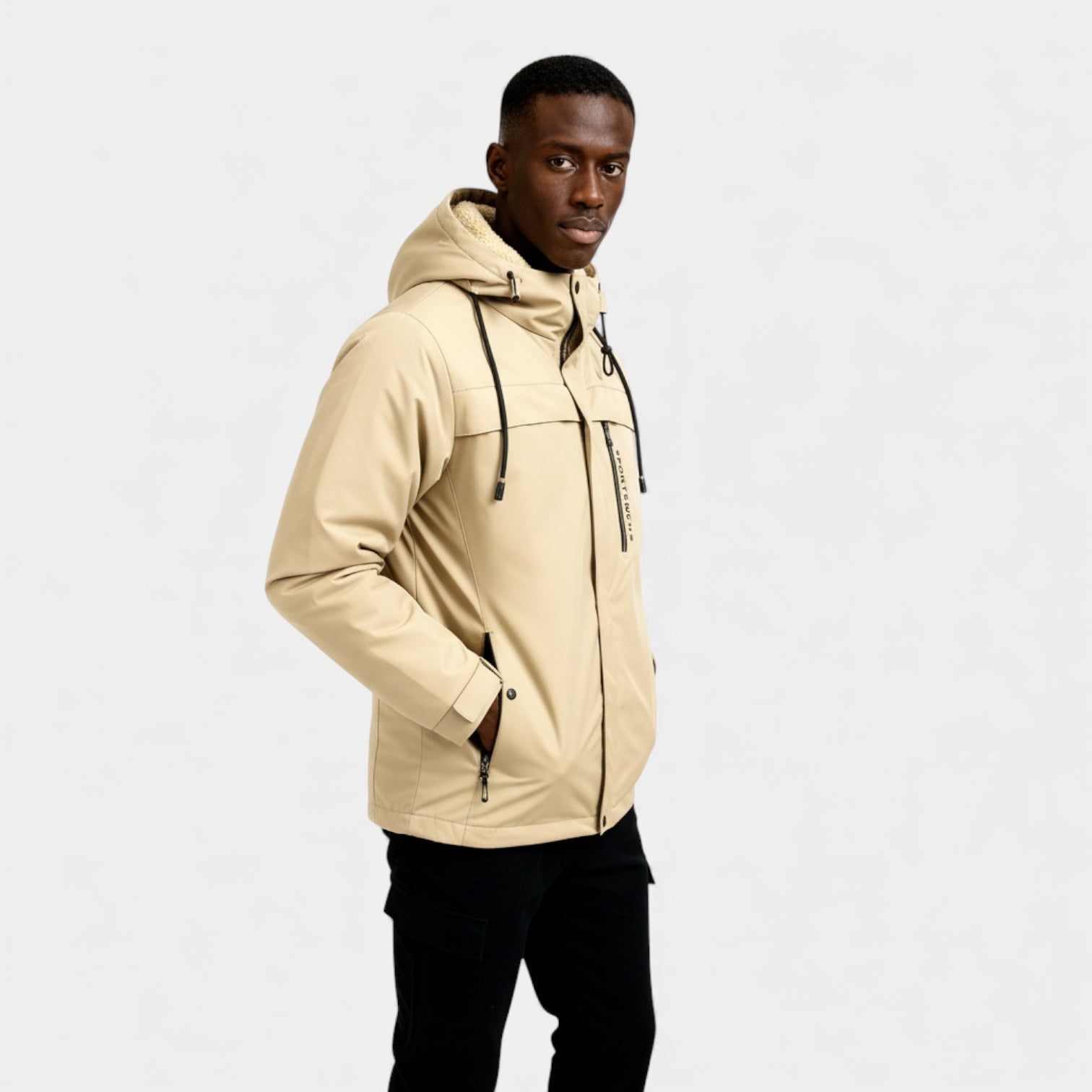 Men’s Insulated Ski Winter Jacket – Fur Hood