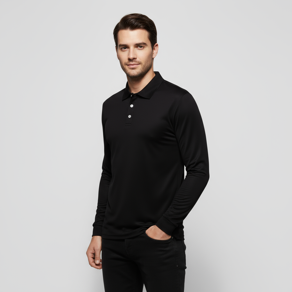 Performance Long-Sleeve Polo