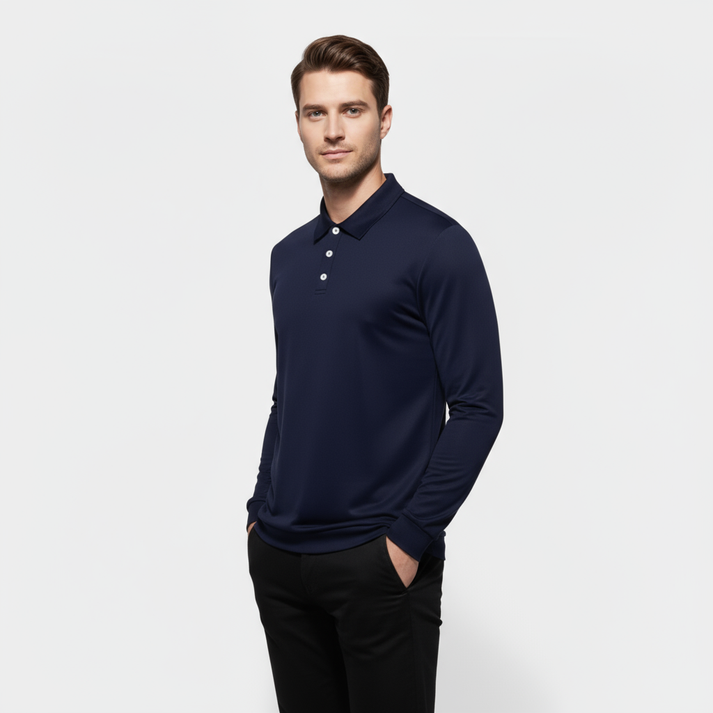 Performance Long-Sleeve Polo