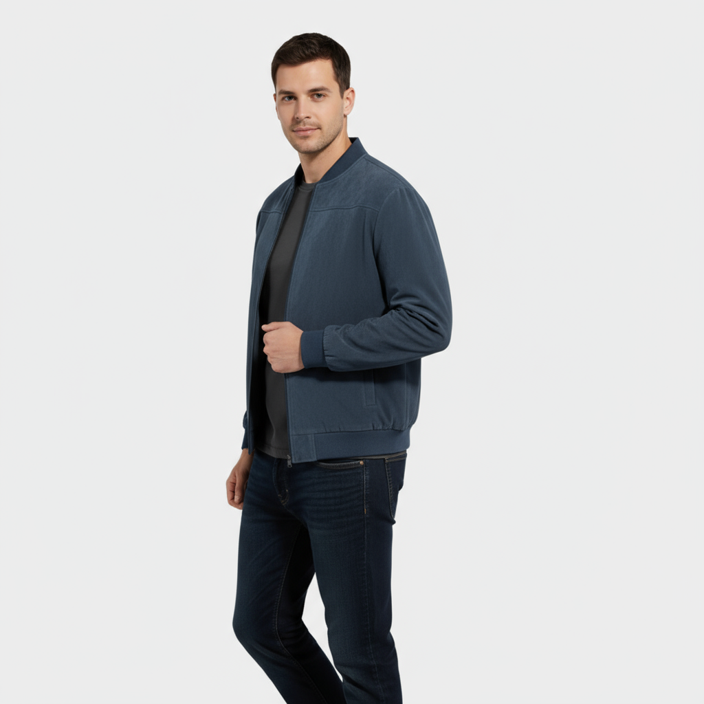 Men’s Faux Bomber Jacket