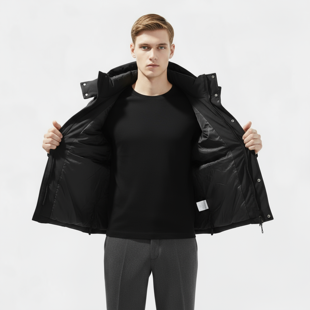 Men’s New Puffer Winter Jacket Parka