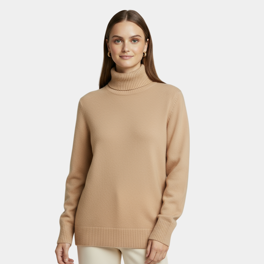 Women's Classy Cashmere Turtleneck Sweater