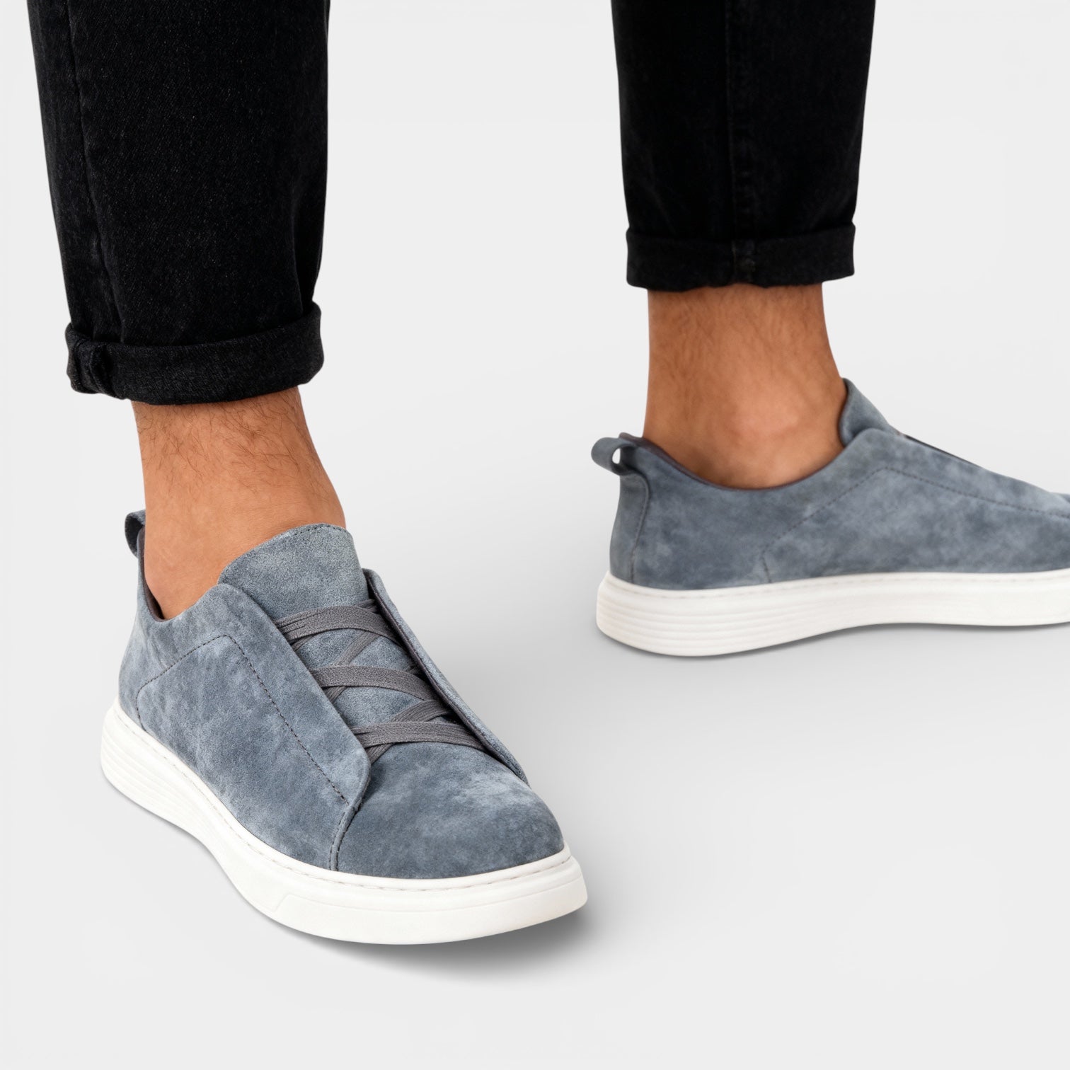 Men’s Minimal Low-Top Comfort Sneakers