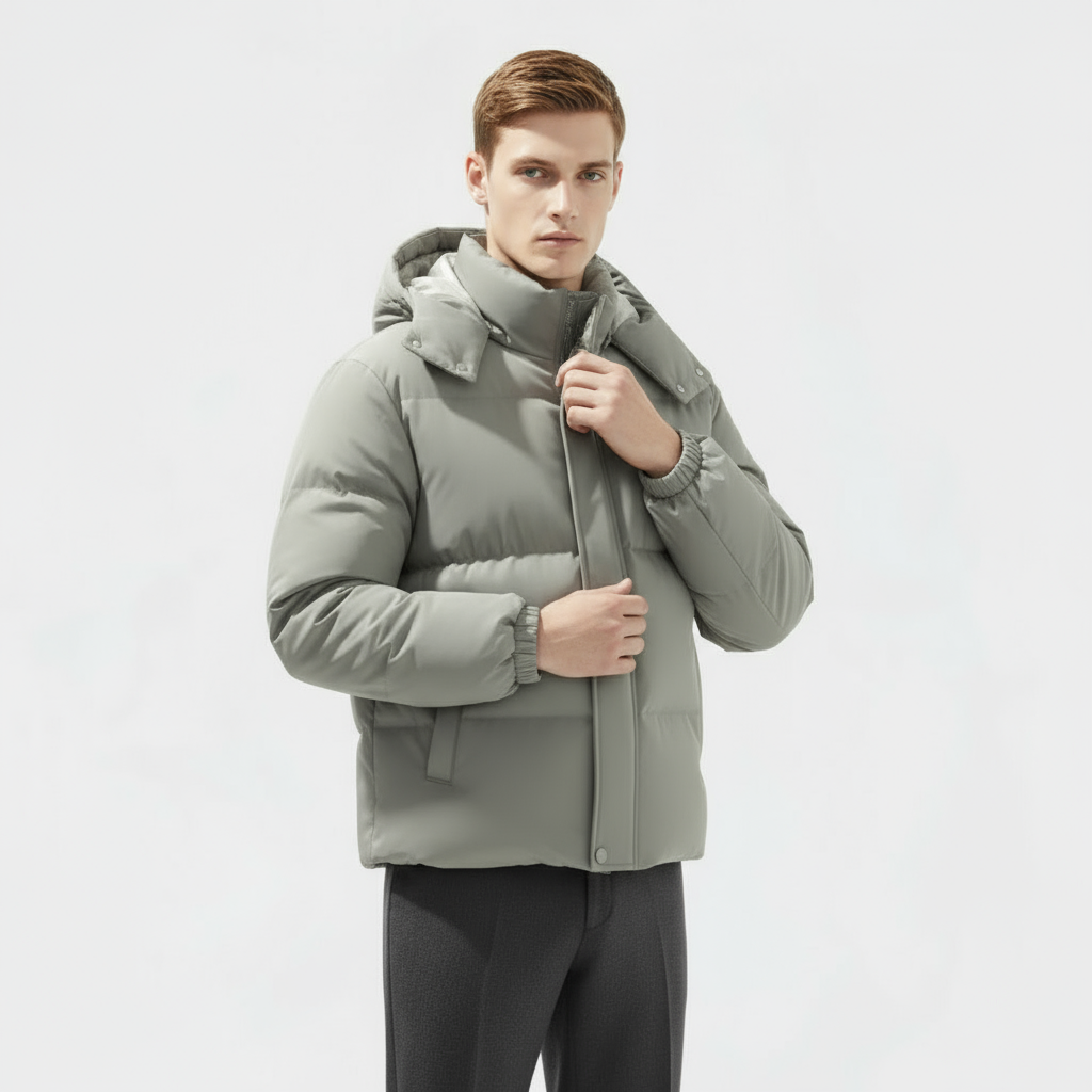 Men’s New Puffer Winter Jacket Parka