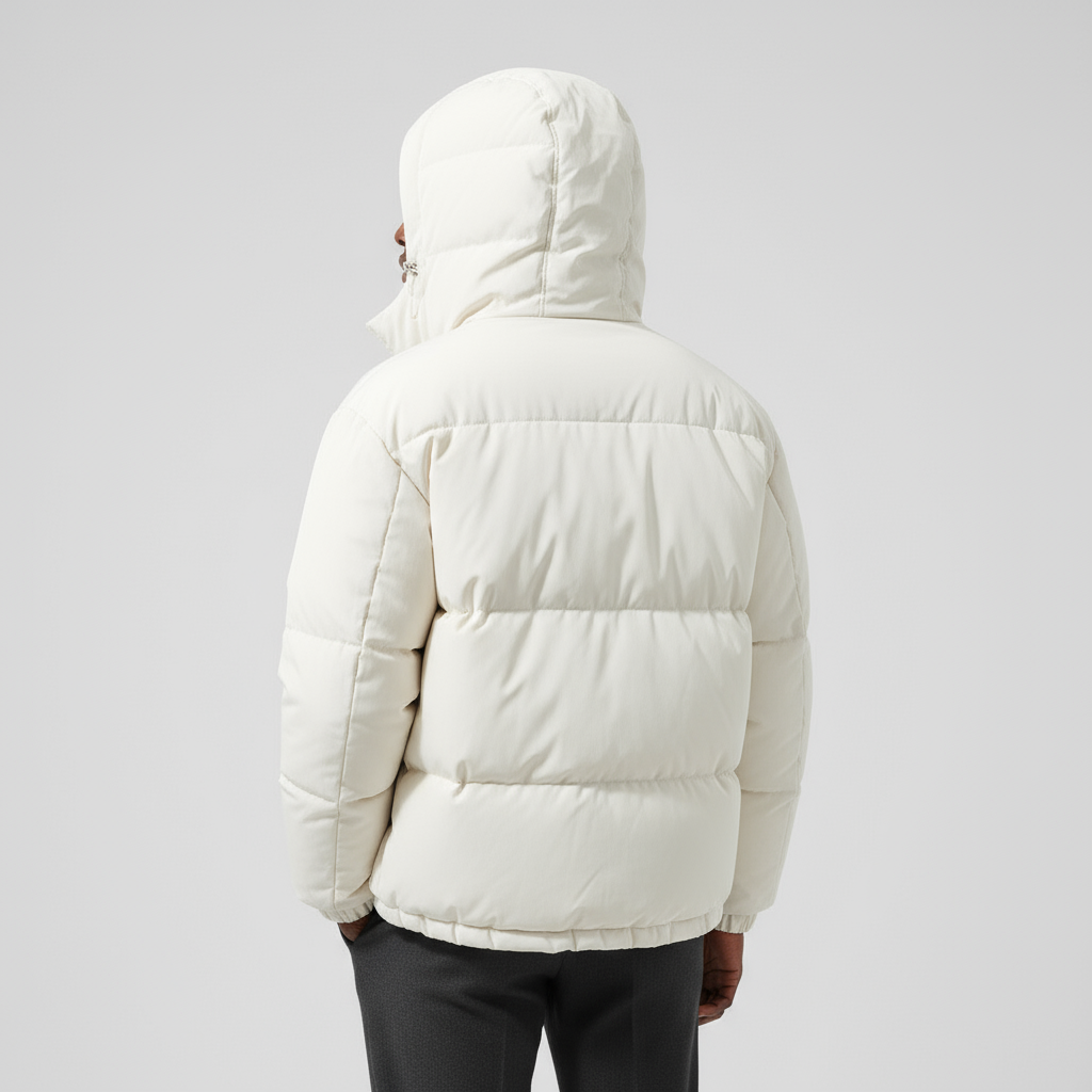 Men’s Down Puffer Winter Jacket – Waterproof Windproof