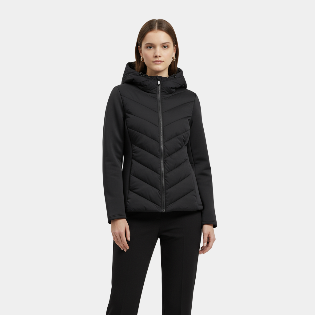 Quilted Windbreaker Jacket