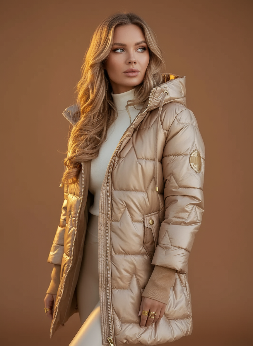 Padded winter jacket
