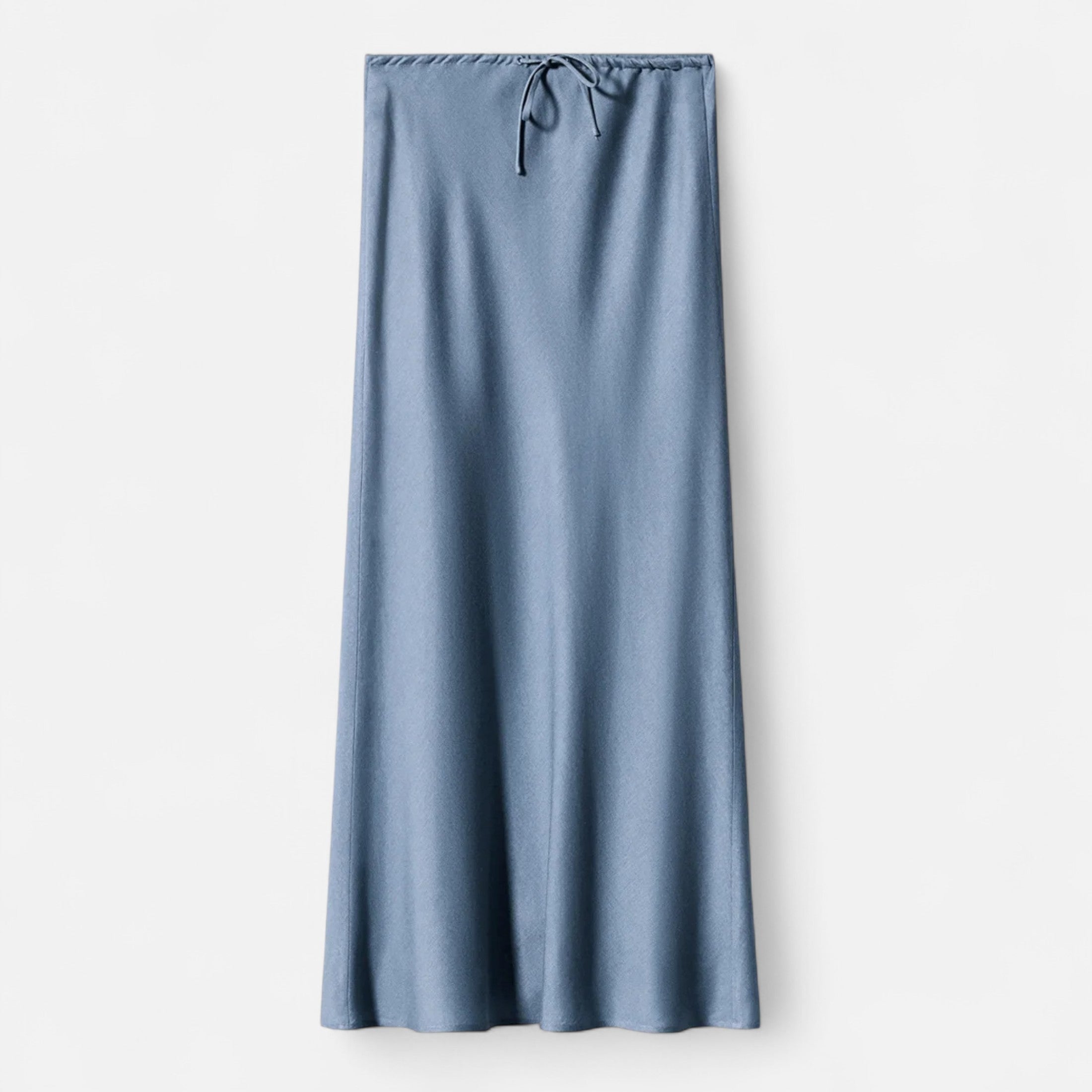 Women's Elegant High-Waist Satin Skirt