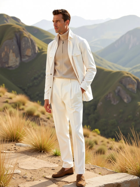 High-Waisted Trousers