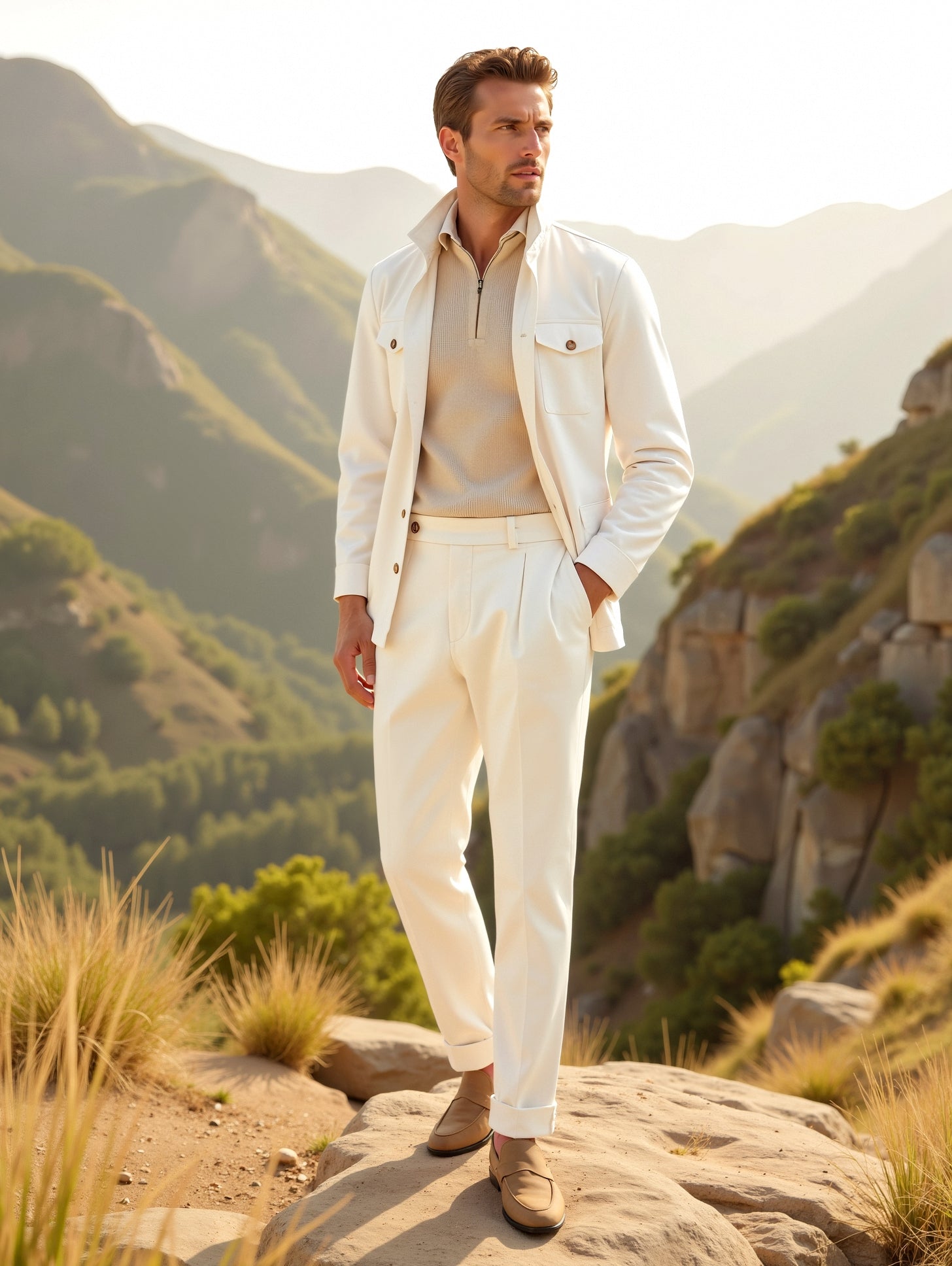 High-Waisted Trousers